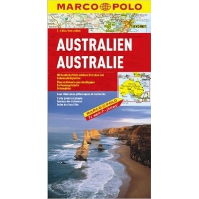 Austrálie mapa