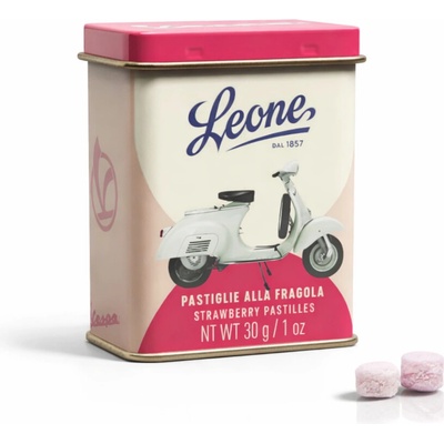 Leone 1857 × Vespa Miste Dissetanti ovocné pastilky v plechové dóze 30 g