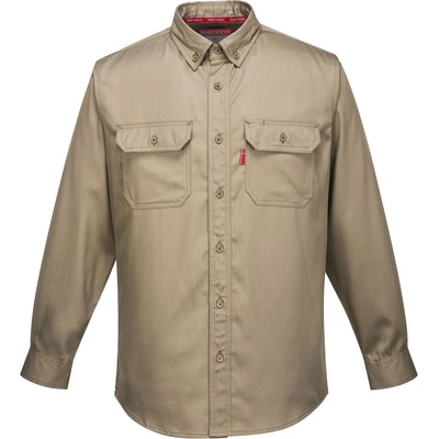 Portwest bizflame fr89 / Огнеупорна риза - Каки xxl (fr89khrxxl)