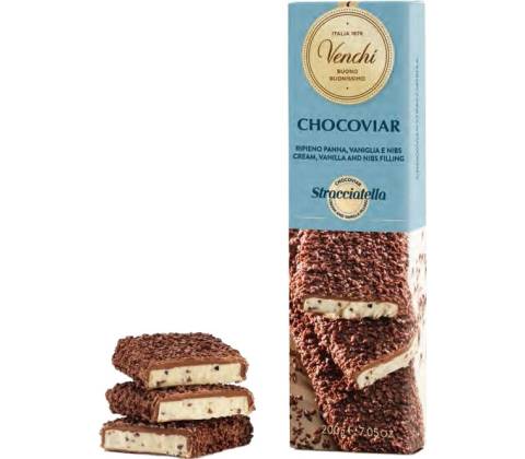 VENCHI Chocaviar Stracciatella Bar 200 g