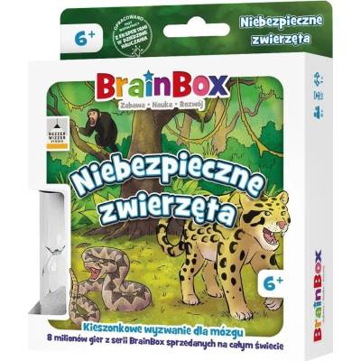 REBEL Games BrainBox Pocket - Опасни животни настолна игра
