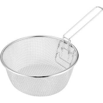 Elekom Кошница за готвене и пържене ЕК-043-22, 22 см, висококачествена стомана, сваляща се дръжка (ek-043-22)