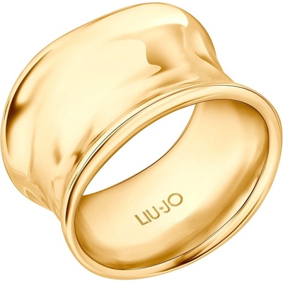Liu Jo Dizajnový pozlátený prsteň Essential LJ2731M