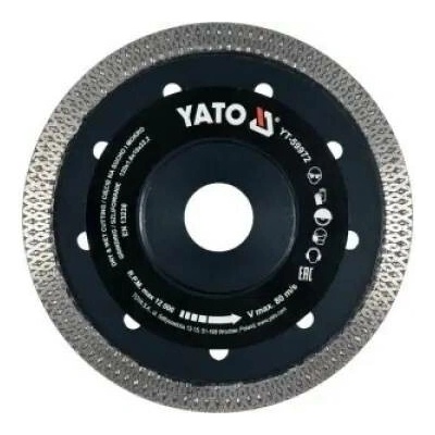 Yato - Kotouč je určen pro suché řezání 125 x 22.2mm