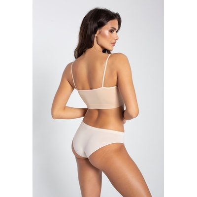 Gatta Bodywear Дамски безшевни бикини с ниска талия, телесен цвятeh-66958-light nude - Черен, размер s