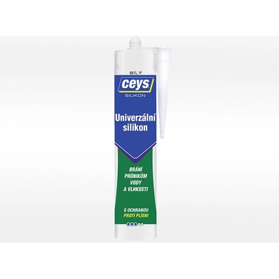 Ceys Univerzální silikon 280 g bílá