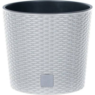 Prosperplast Kvetináč Round Rato biely, 20 cm