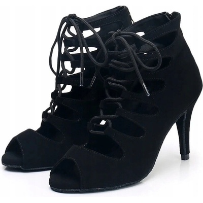 Lelka taneční boty na latino l361 - black – Zboží Dáma
