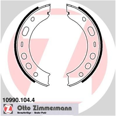 Sada brzd. čeľustí parkov. brzdy ZIMMERMANN 10990.104.4