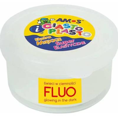 Mungyo Modelovacia hmota CIASTO-PLASTO AMOS 30G FLUO BIELA