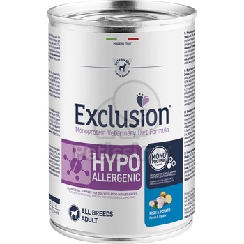 Exclusion Hypoallergenic - Fish & Potato 400 g