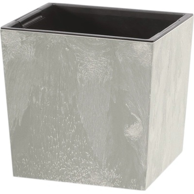 Prosperplast Květináč URBI SQUARE LOW EFFECT betonový 24 x 24 x 23,5cm