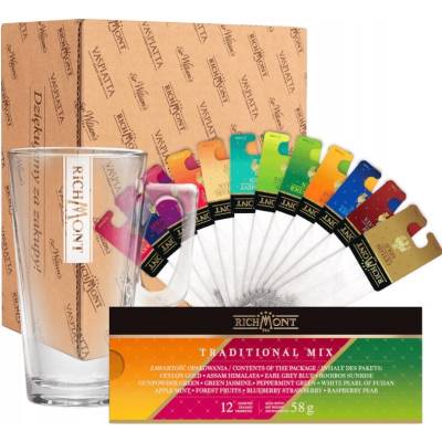 Richmont Traditional Mix príchutí 12 vrecúšok