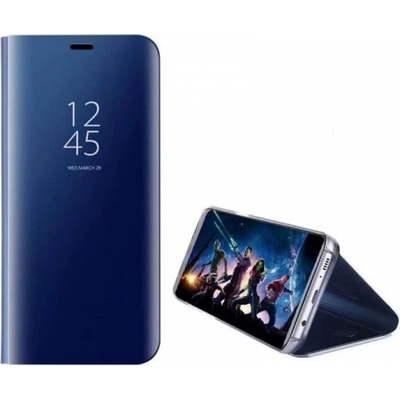 Pouzdro SES Zrdcadlové plastové flip Honor 9X - modré