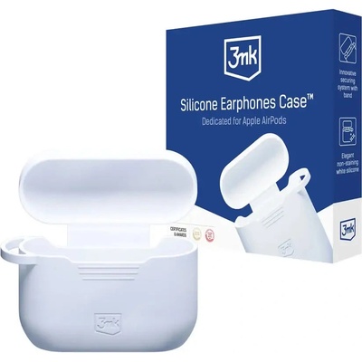 3mk Protection Кейс 3mk Silicon AirPods Case за AirPods Pro / AirPods Pro 2, бял (5903108542319)