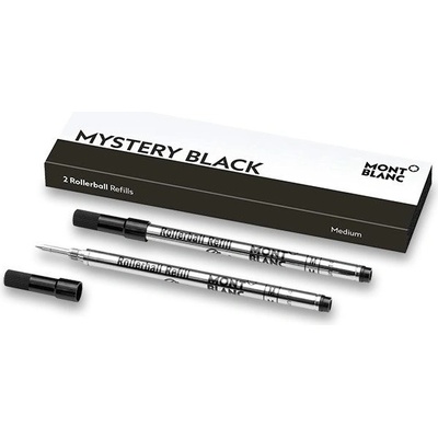 Montblanc Náplň do rolleru M 2 ks mystery black 128231