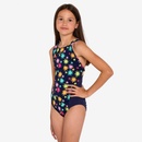 Nabaiji Dámske jednodielne plavky Kamiye oaoa tmavomodré