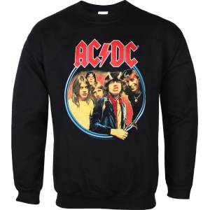 Plastic head мъжки суичър без качулка ac/dc - highway to hell north america tour 1979 - черен - plastic head - ac0020sw