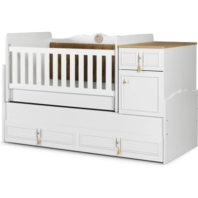 Бебешко легло Luna бяло и капучино