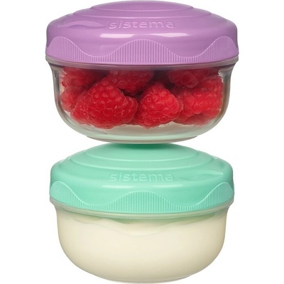 Sistema Mini 2 krabičky na desiatu 2 x 210ml mix farieb