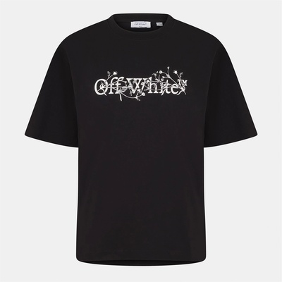 Off White Тениска Off White Men's - Flower Skate T-Shirt - Black-White