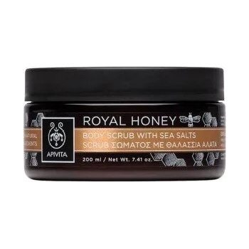 APIVITA Скраб за тяло с морски соли и мед, Apivita Royal Honey Body Scrub Sea Salts 200ml