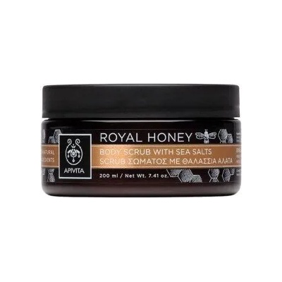 APIVITA Скраб за тяло с морски соли и мед, Apivita Royal Honey Body Scrub Sea Salts 200ml