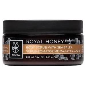 APIVITA Скраб за тяло с морски соли и мед, Apivita Royal Honey Body Scrub Sea Salts 200ml
