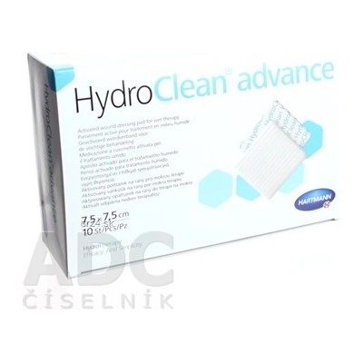 HydroClean advance vankúšik na rany štvorec 10 ks