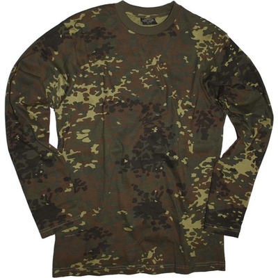 Mil-tec tričko s dlhým rukávom flecktarn
