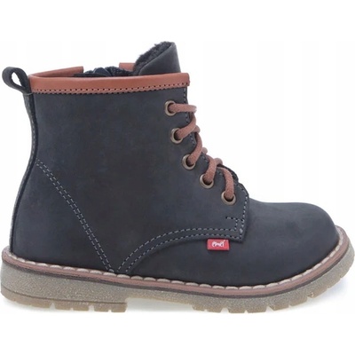 Emel boty EV2727-2 21 dřevěné odolné vůči šněrování šedé