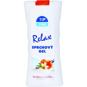 Tip Line Relax Broskev vanilka sprchový gél 500 ml