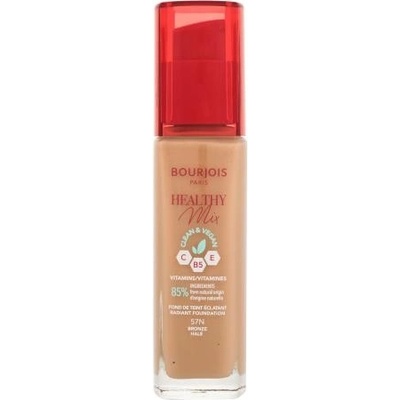 Bourjois Paris Healthy Mix Clean & Vegan Radiant Foundation hydratačný rozjasňujúci make-up 57N Bronze 30 ml