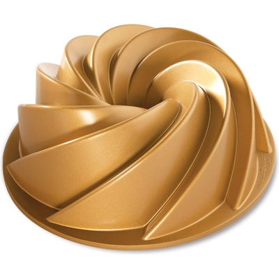 Nordic Ware Класическа форма за кекс спирала Heritage Bundt® златен Nordic Ware (NW80677)