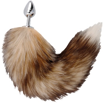 ostatní Анален щепсел с опашка от лисица (46 см)