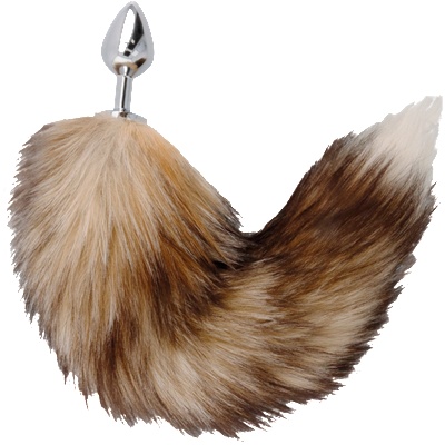 DARKNESS Анален щепсел с опашка от лисица (46 см)