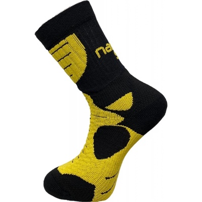Nanosox PRO AN-ATOMIC ponožky čierna a žltá