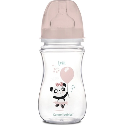 Canpol babies láhev se širokým hrdlem Exotic Animals 35/221 PIN 240 ml