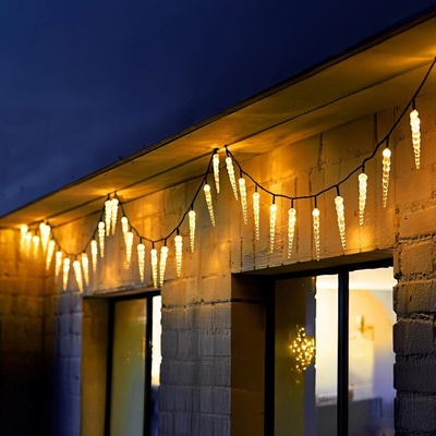Haushalt international LED Světelný řetěz Rampouchy teplá bílá 845671