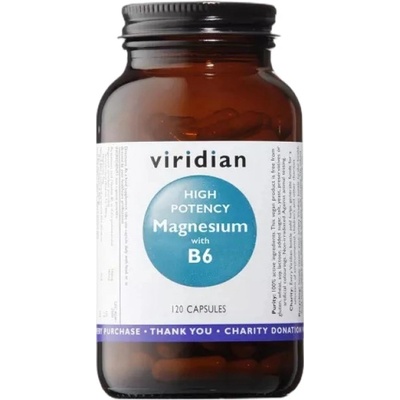 Viridian High Potency Magnesium with B6 [120 капсули]