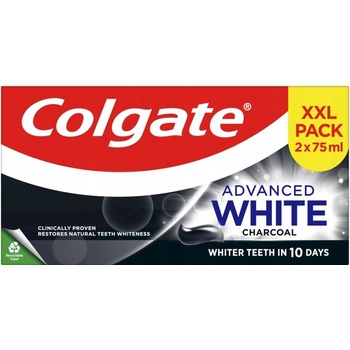 Colgate Advanced White Charcoal 2 x 75 ml