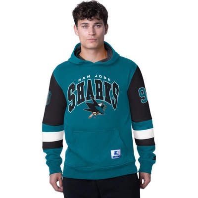 Starter Pánska Mikina San Jose Sharks END ZONE Fleece Hoodie