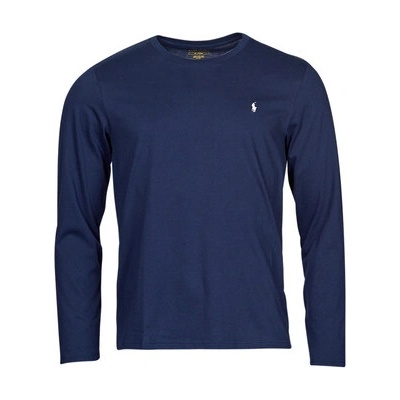 Polo Ralph Lauren tričko s dlhým rukávom LS Crew námornicke modré