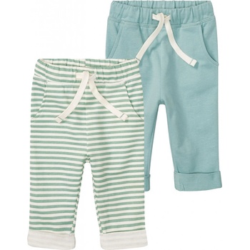 Lupilu Chlapčenské tepláky pre bábätká BIO 2 kusy mentolová