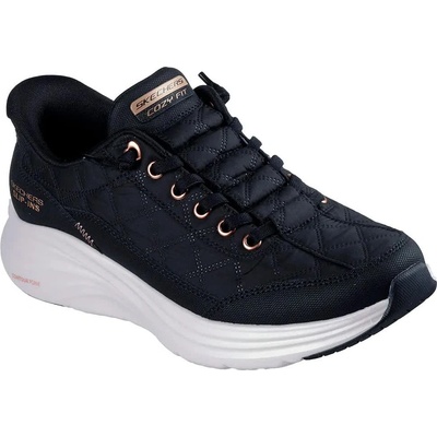 Маратонки Skechers Contour Foam Golden Hour trainers - Blue (Black Mesh / Duraleather / Rose Gold Trim)