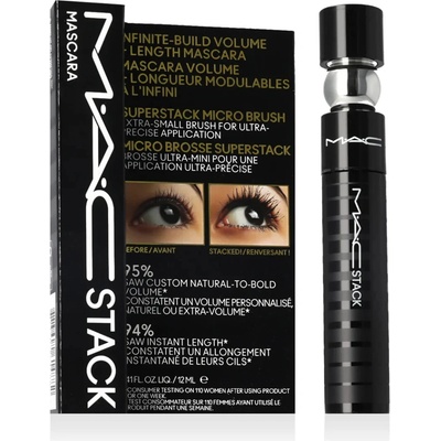 MAC Stack Waterproof Mascara Black 12 ml