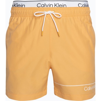 Calvin Klein Мъжки къси панталони за плуване Calvin Klein Medium Double WB buff orange