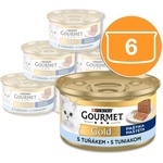 Gourmet Консерва Gourmet GOLD - пастет с риба тон, 6 x 85г