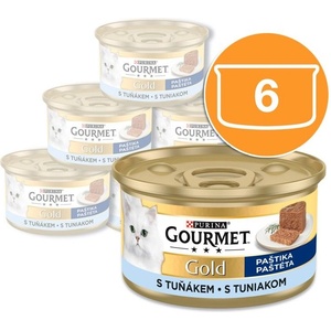 Gourmet Консерва Gourmet GOLD - пастет с риба тон, 6 x 85г