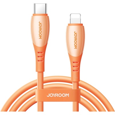 JOYROOM USB-C към Lightning кабел за Apple устройства с Lightning порт - Joyroom S-A59 Vibrant Series Fast Charging USB-C to Lightning Cable PD 30W (120 см) (оранжев) (S-A59 C-L 30W 1.2m orange)